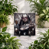 Rebellious Nun Clock Mockup