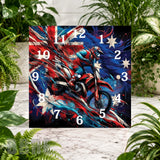 Motorcycle Adventure Clock Sublimation Wrap