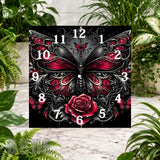 Butterfly Rose Clock Sublimation Wrap