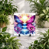 Butterfly Waterfall Clock Mockup