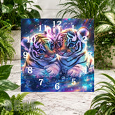 Twin Tigers Clock Sublimation Wrap