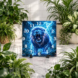 Electric Lion Clock Mockup