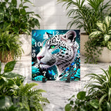 Leopard Clock Clock Mockup