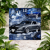 Ford Mustang Clock Sublimation Wrap