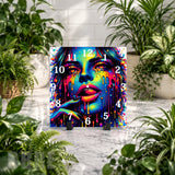 Colorful Face Clock Mockup