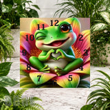 Frog Heart Clock Sublimation Wrap