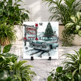Vintage Christmas Clock Mockup