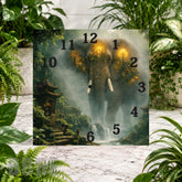 Majestic Elephant Clock Sublimation Wrap
