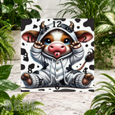 Cow Piglet Clock Sublimation Wrap