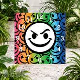Smiley Face Clock Sublimation Wrap