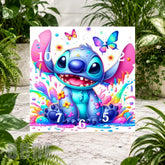 Colorful Stitch 3 Clock Sublimation Wrap