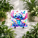 Colorful Stitch 3 Clock Mockup