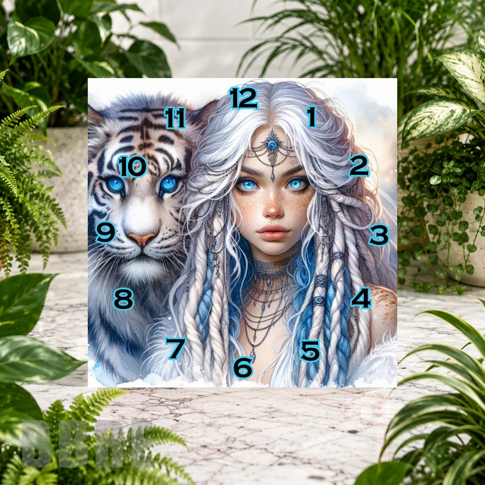 Mystic Tiger Clock Sublimation Wrap