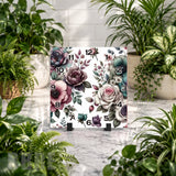 Floral Square Clock Mockup