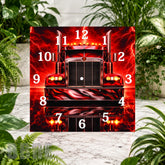 Red Truck Clock Sublimation Wrap