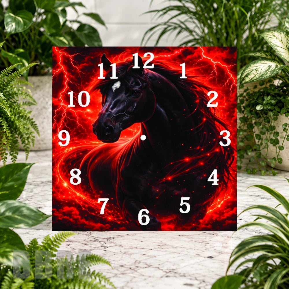 Mystic Stallion Clock Sublimation Wrap