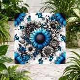 Floral Clock 4 Clock Sublimation Wrap