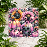 Skull Pumpkin Clock Sublimation Wrap