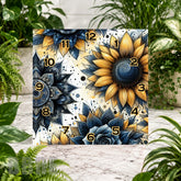 Floral Clock 5 Clock Sublimation Wrap