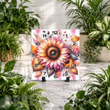 Sunflower Elegance Clock Mockup