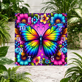 Butterfly Blossom 6 Clock Sublimation Wrap