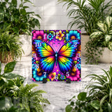 Butterfly Blossom 6 Clock Mockup