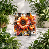 Autumn Sunflower Clock Mockup