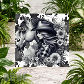 Cowgirl Clock 5 Clock Sublimation Wrap