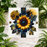 Sunflower Splash Clock Sublimation Wrap