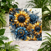 Floral Clock 6 Clock Sublimation Wrap