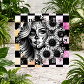 Sugar Skull Clock Sublimation Wrap