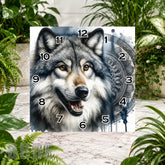 Wolf Clock Clock Sublimation Wrap