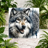 Wolf Clock Clock Sublimation Wrap