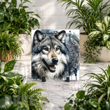 Wolf Clock Clock Mockup