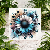 Floral Clock 8 Clock Sublimation Wrap