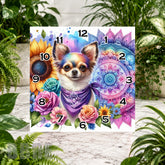 Charming Chihuahua Clock Sublimation Wrap