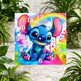 Colorful Stitch 6 Clock Sublimation Wrap