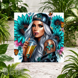 Butterfly Beauty 2 Clock Sublimation Wrap