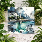 Lighthouse Serenity Clock Sublimation Wrap