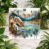 Wolf River Clock Sublimation Wrap