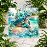 Turtle Serenity Clock Sublimation Wrap