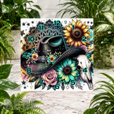 Cowboy Hat Clock Sublimation Wrap
