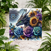 Dragon Floral Clock Sublimation Wrap