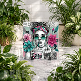 Floral Rebel Clock Mockup