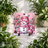 Snowman Delight Clock Mockup