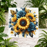 Sunflower Elegance 3 Clock Sublimation Wrap