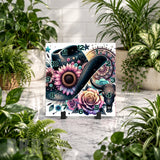 Floral Cowboy 2 Clock Mockup