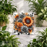 Floral Clock 13 Clock Mockup