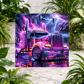 Electric Truck Clock Sublimation Wrap