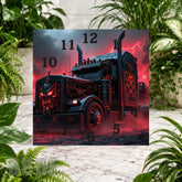 Red Truck 2 Clock Sublimation Wrap